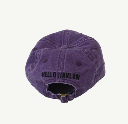 Purple dad hat