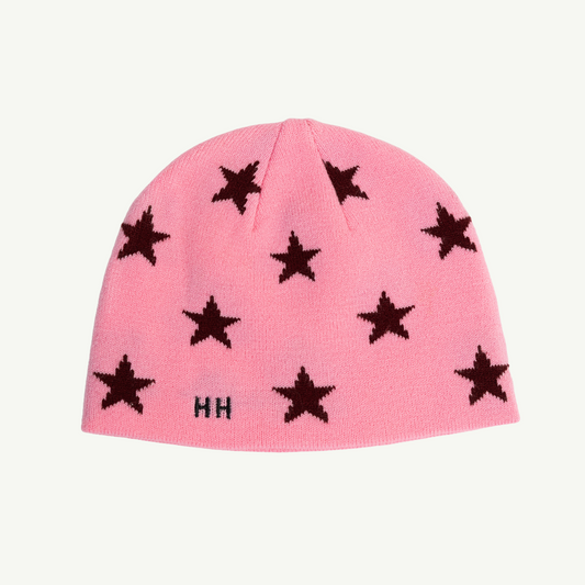 Pink U-R-A STAR beanie