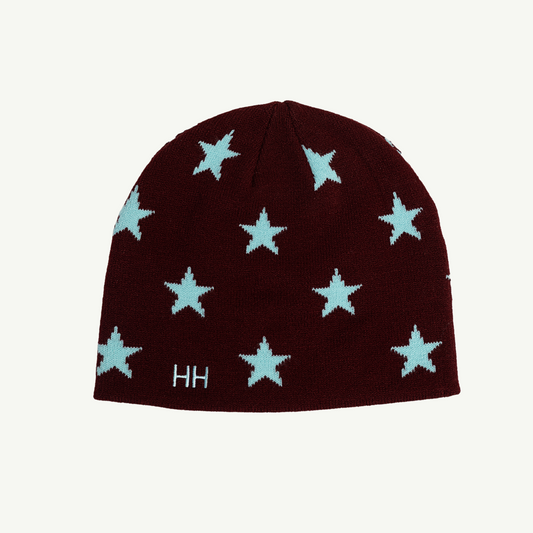 Burgundy U-R-A STAR beanie